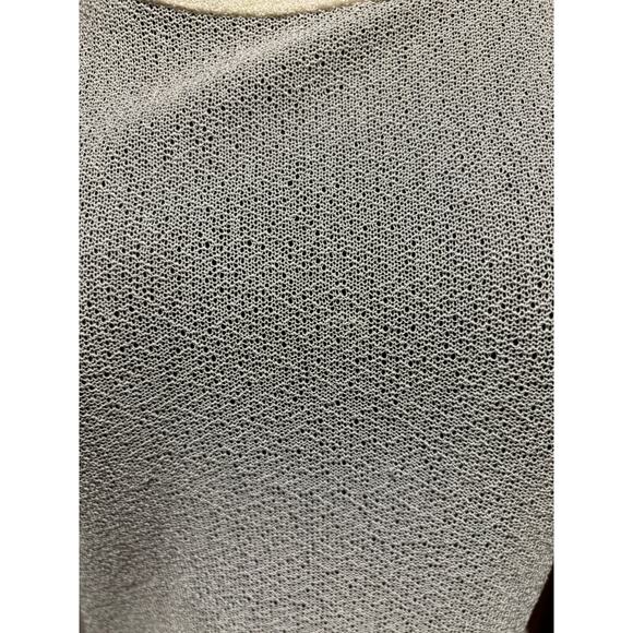 Platinum Dorothy Schoelen Sheer Vintage Cream Stretch Top Sz S Short Sleeve - Picture 2 of 6